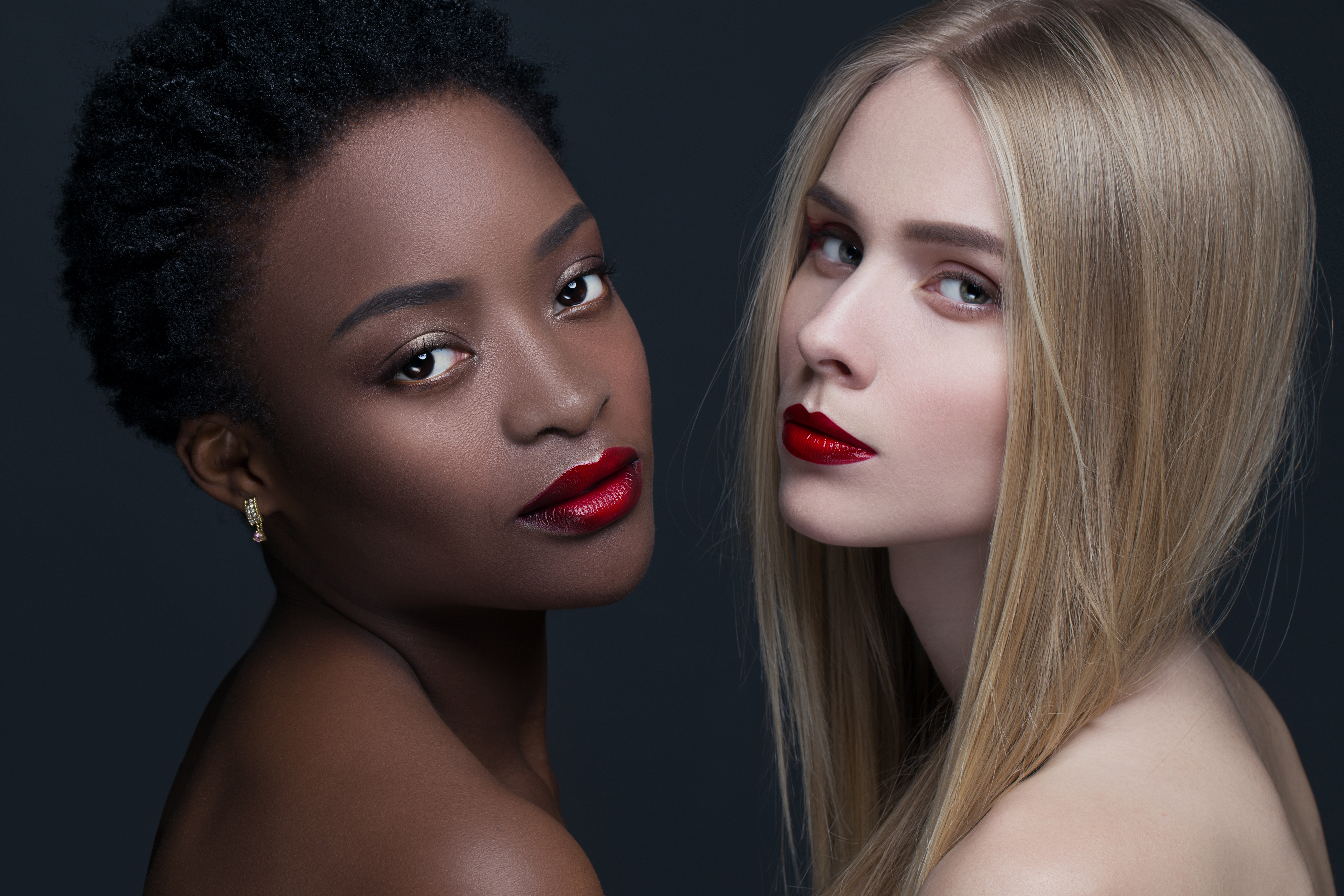 Winter 2018 cosmetics bold red lips with nude complexions BeautyandHairdressing