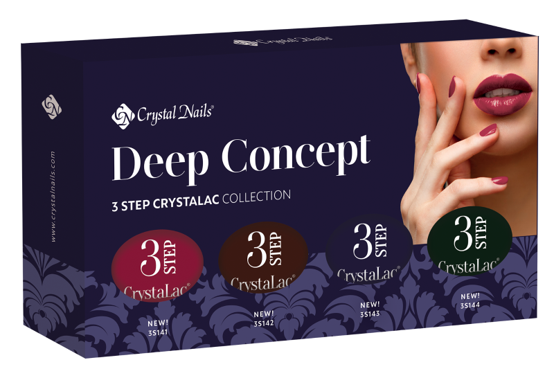 Crystal Nails 3 Step CrystaLac Deep Concept