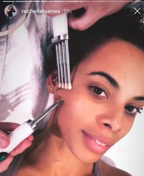 Rochelle Humes CACI International Facial