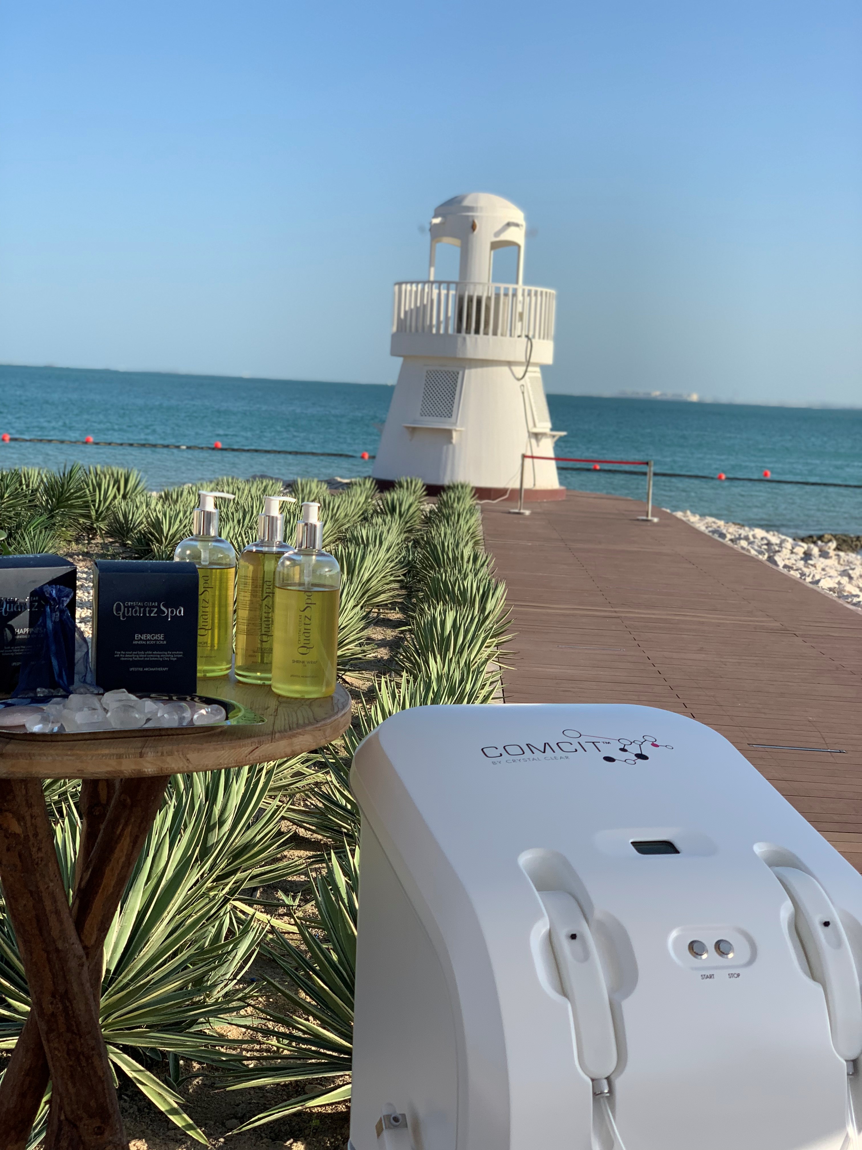 Crystal Clear COMCIT Quartz Spa Qatar