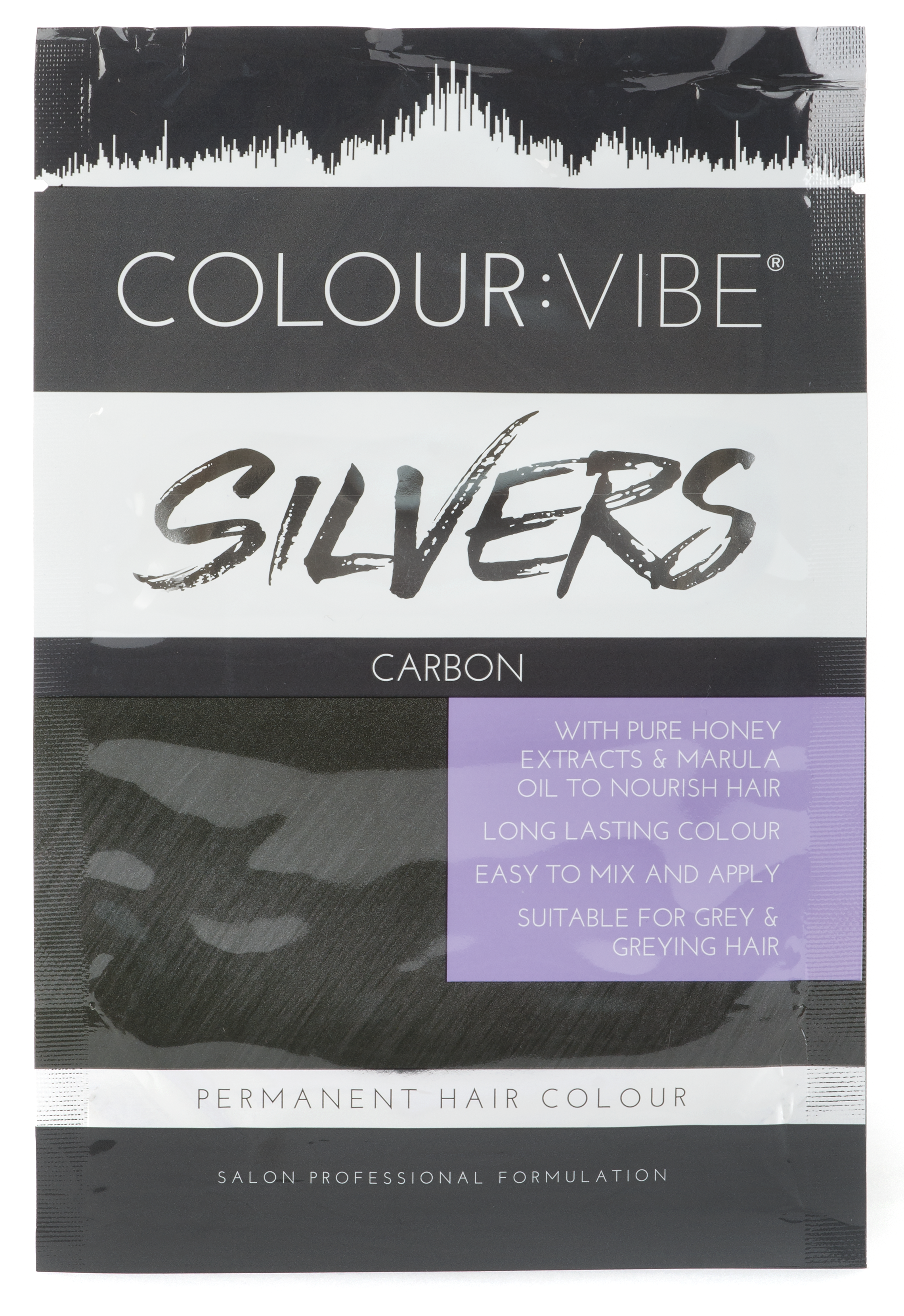 Colour:Vibe Silvers Permanent Carbon