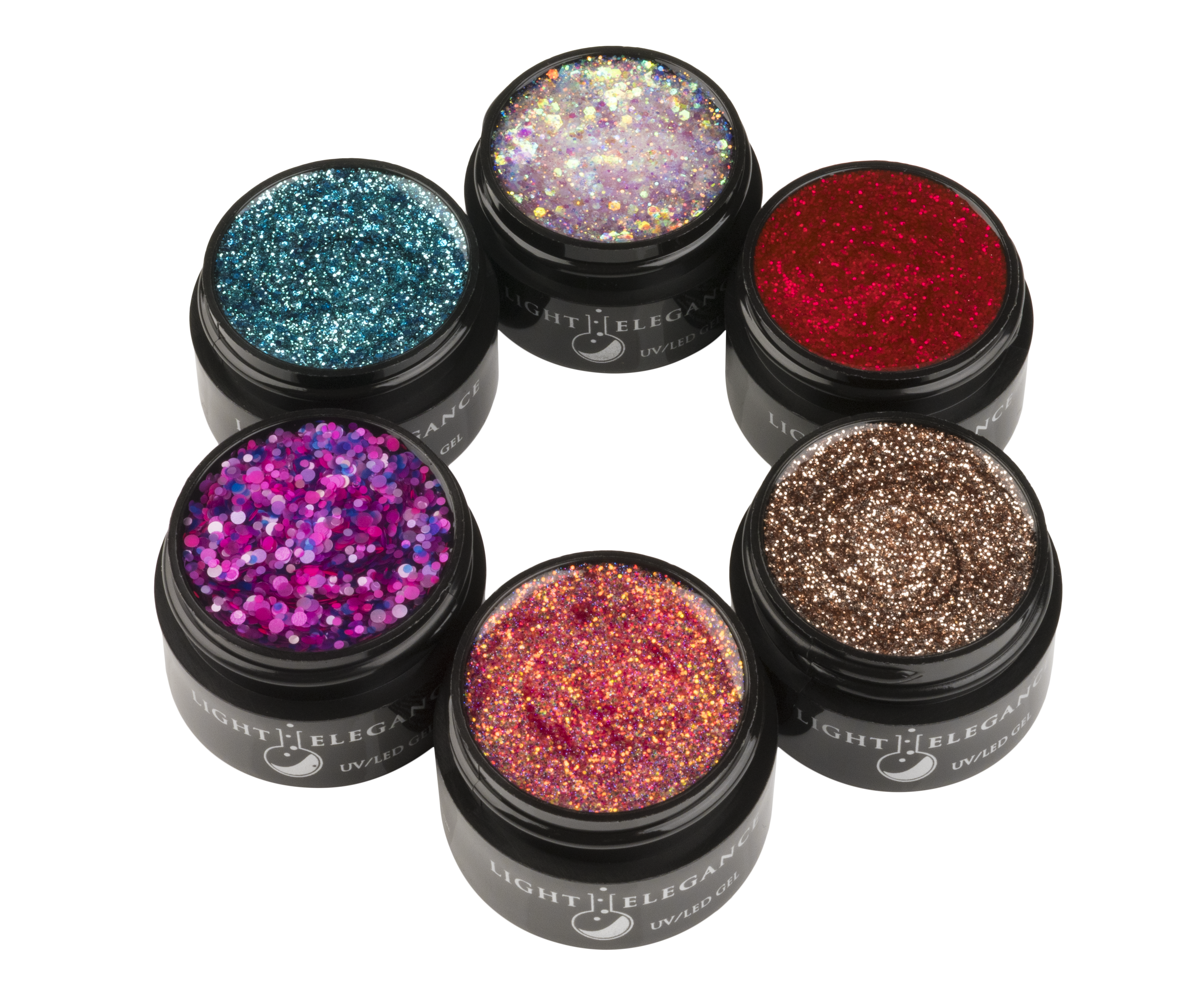 Light Elegance Enchanted Forest Gel Glitter collection