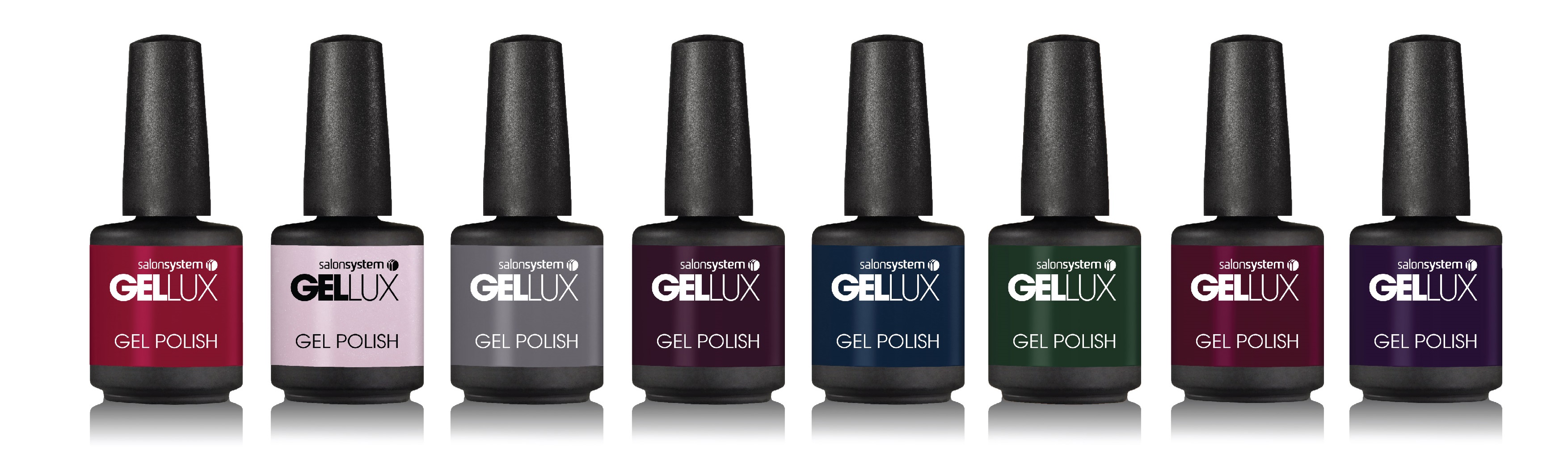 Gellux Gel Polish Colour Chart