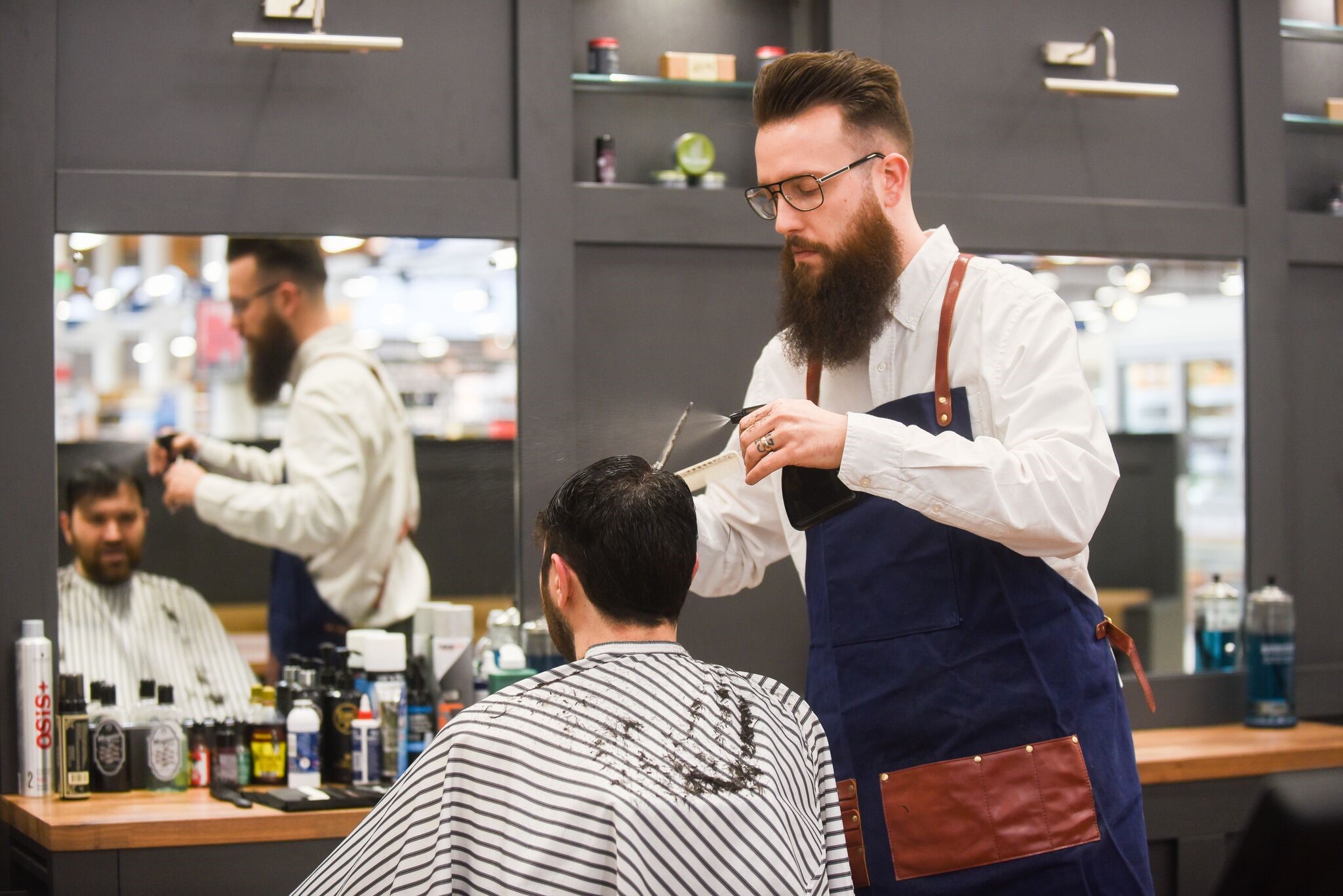 Barber Ken Hermes has become an Ambassador for the charity