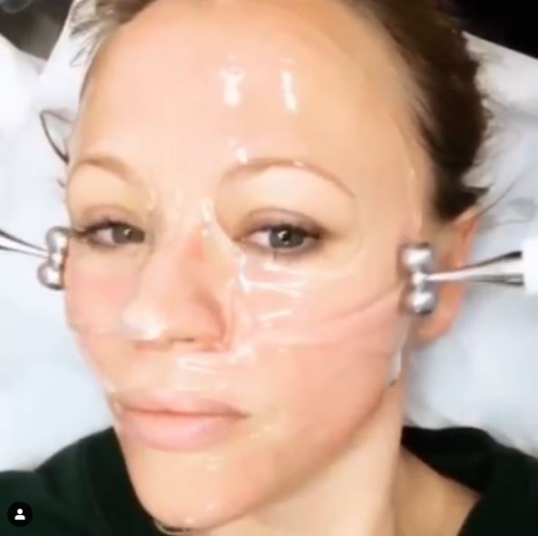 Kimberley Walsh CACI microcurrent facial