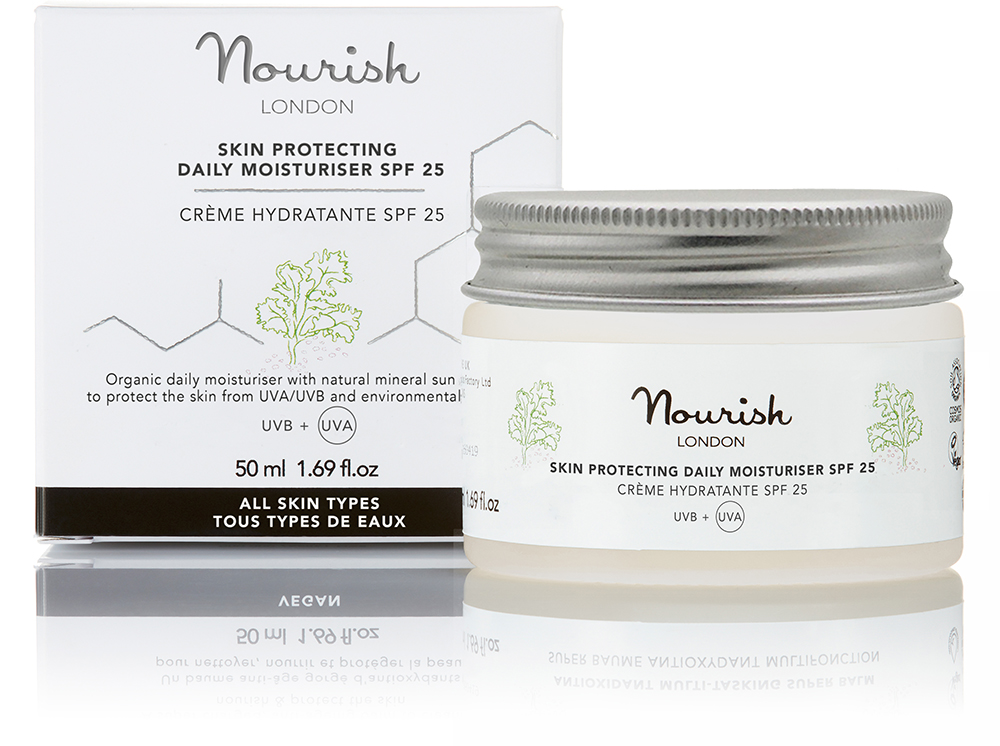 Nourish London's Skin Protecting Daily Moisturiser SPF 25