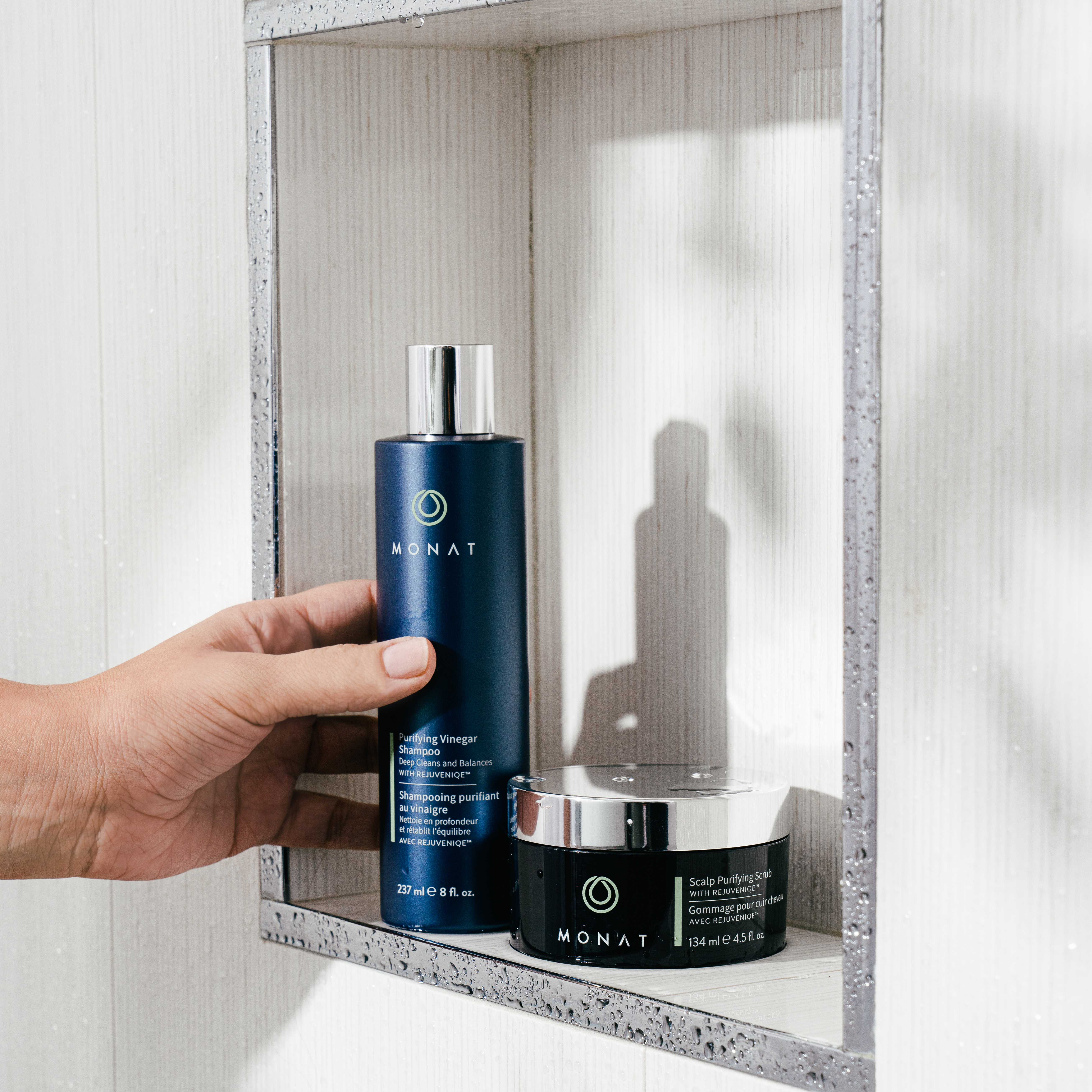 Monat Purifying Vinegar Shampoo and Scalp Purifying Scrub 
