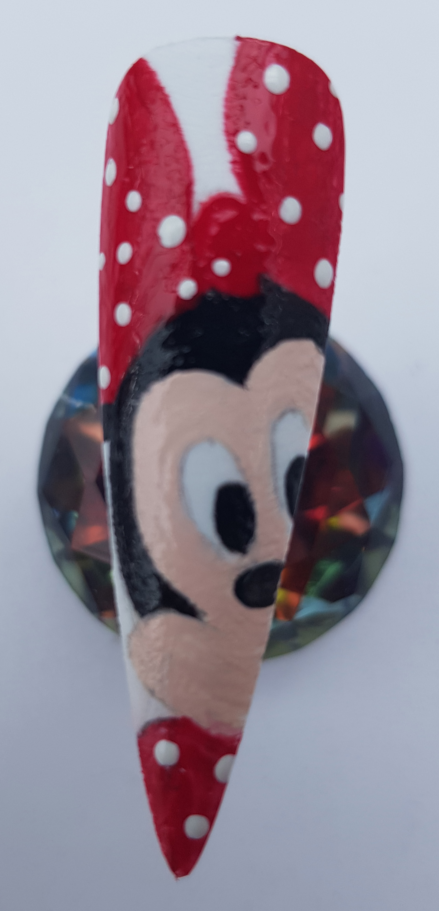 Marie-Louise Coster Minnie Mouse Nail Art