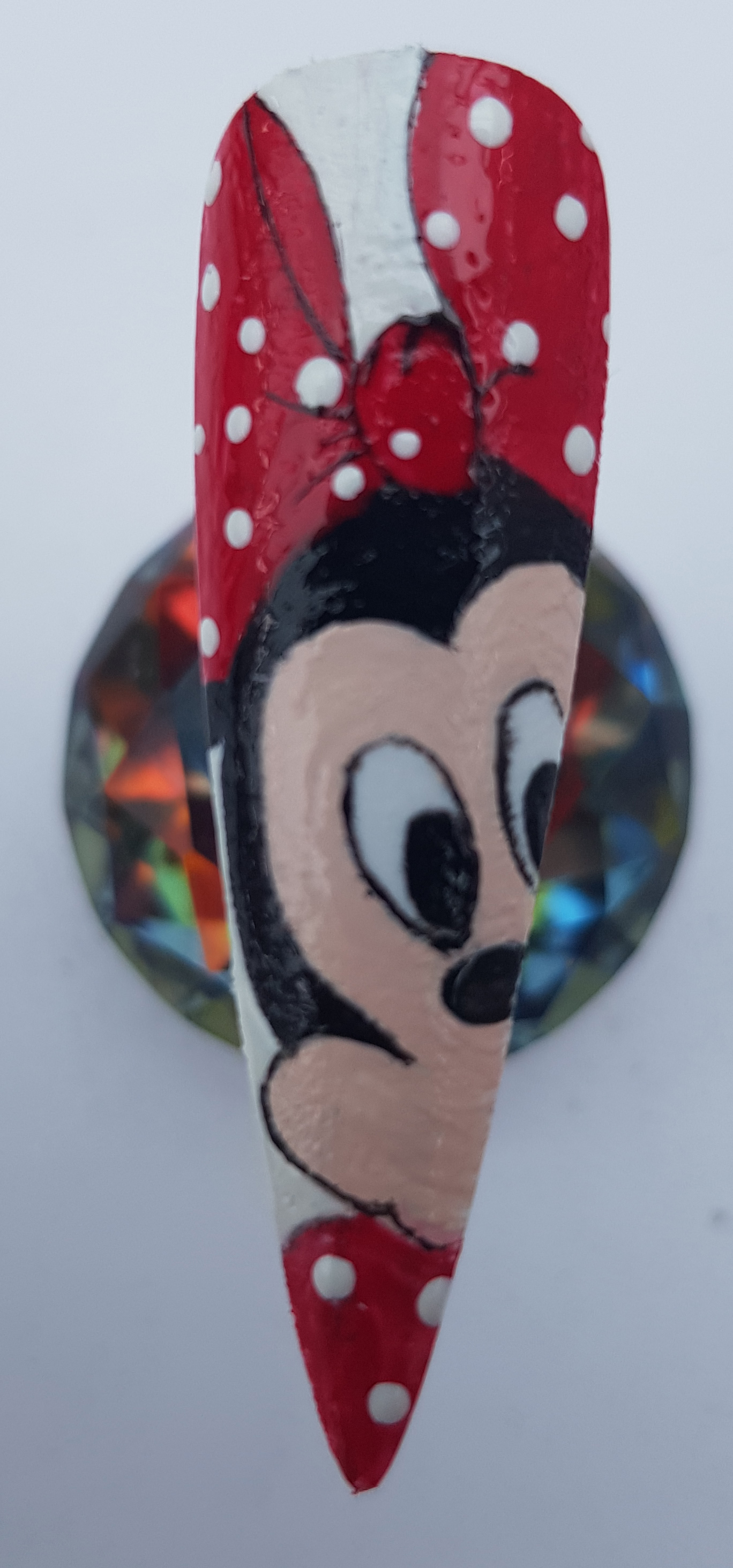 Marie-Louise Coster Minnie Mouse Nail Art