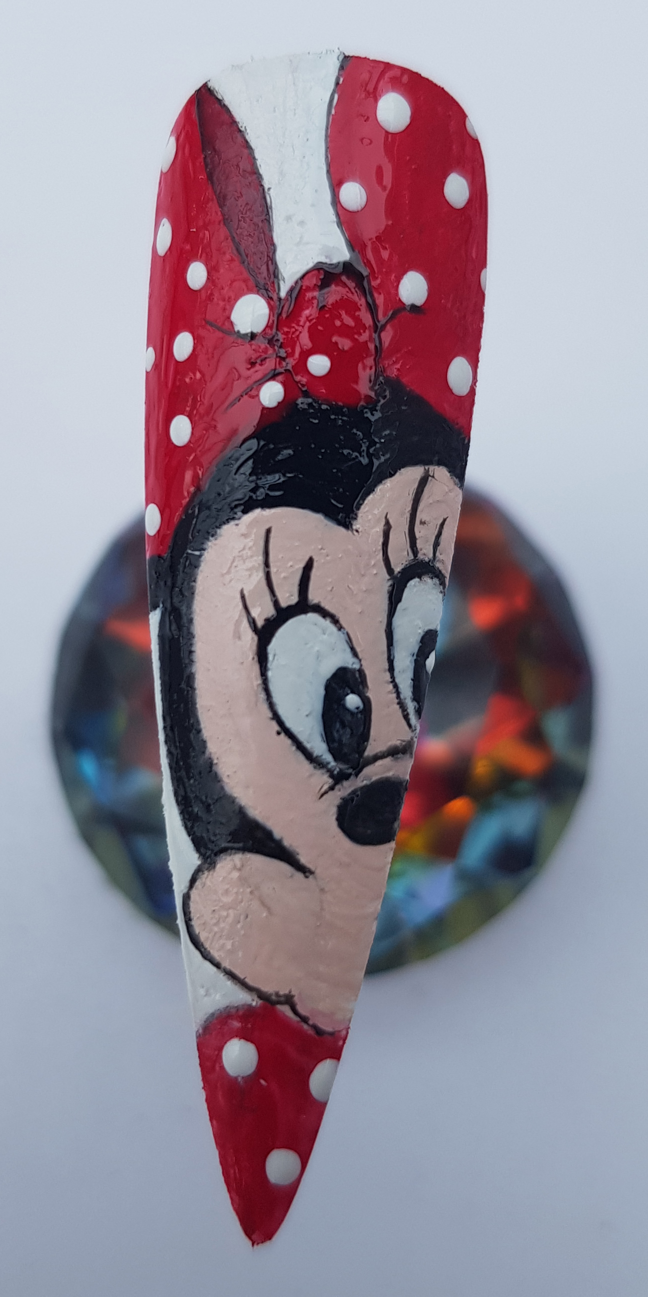 Marie-Louise Coster Minnie Mouse Nail Art