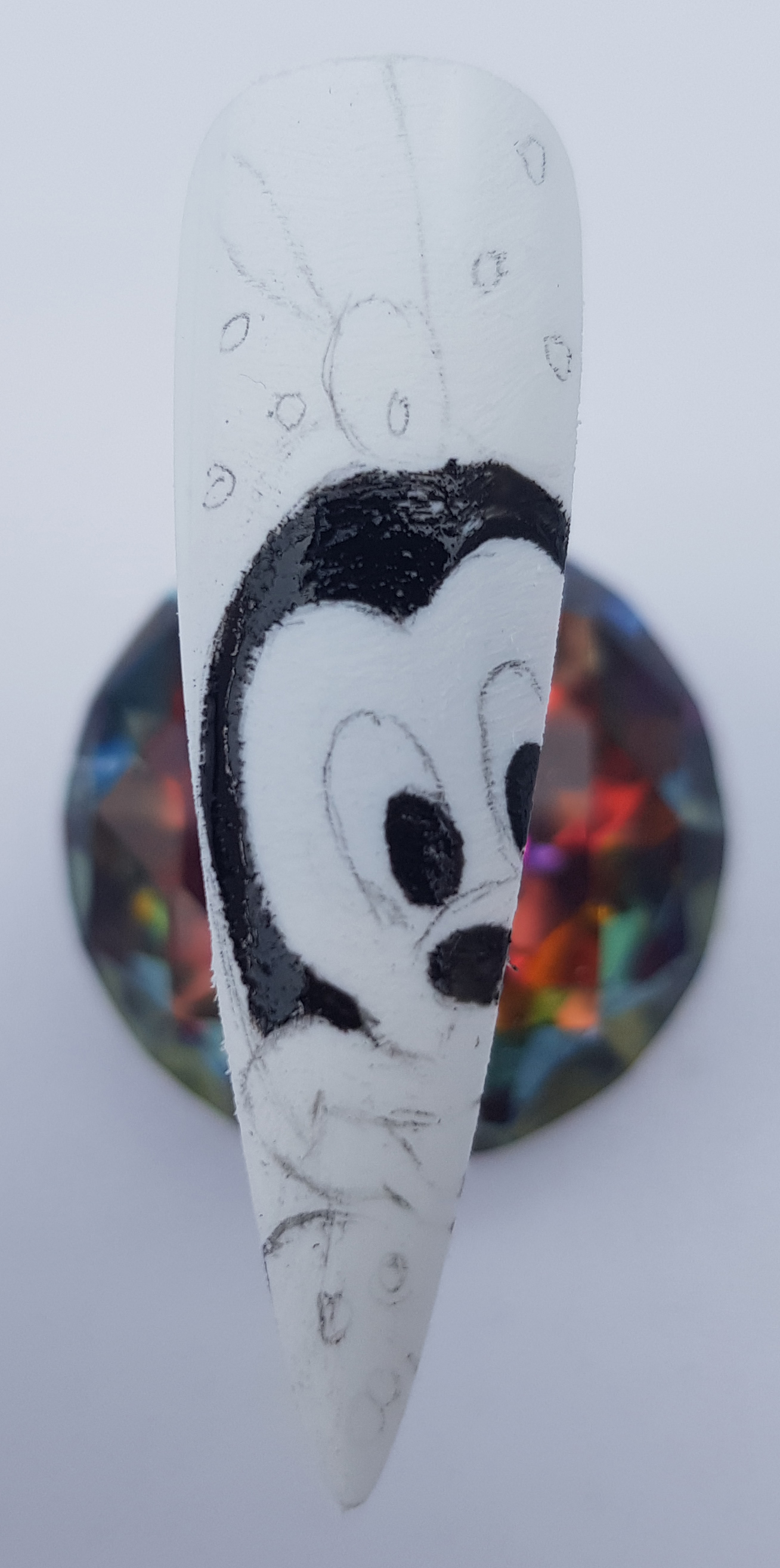 Marie-Louise Coster Minnie Mouse Nail Art