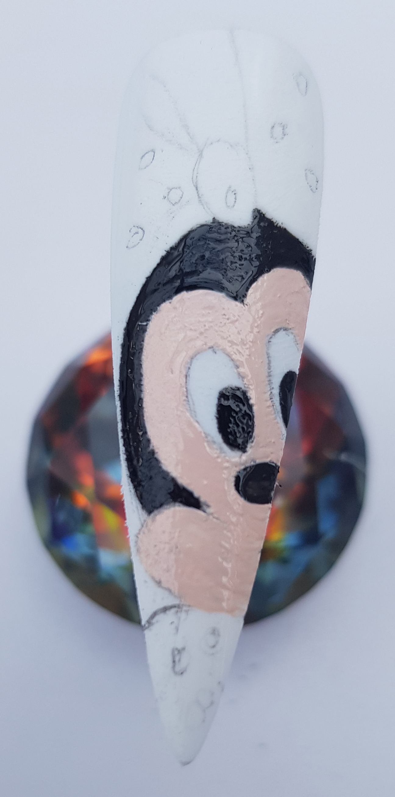 Marie-Louise Coster Minnie Mouse Nail Art