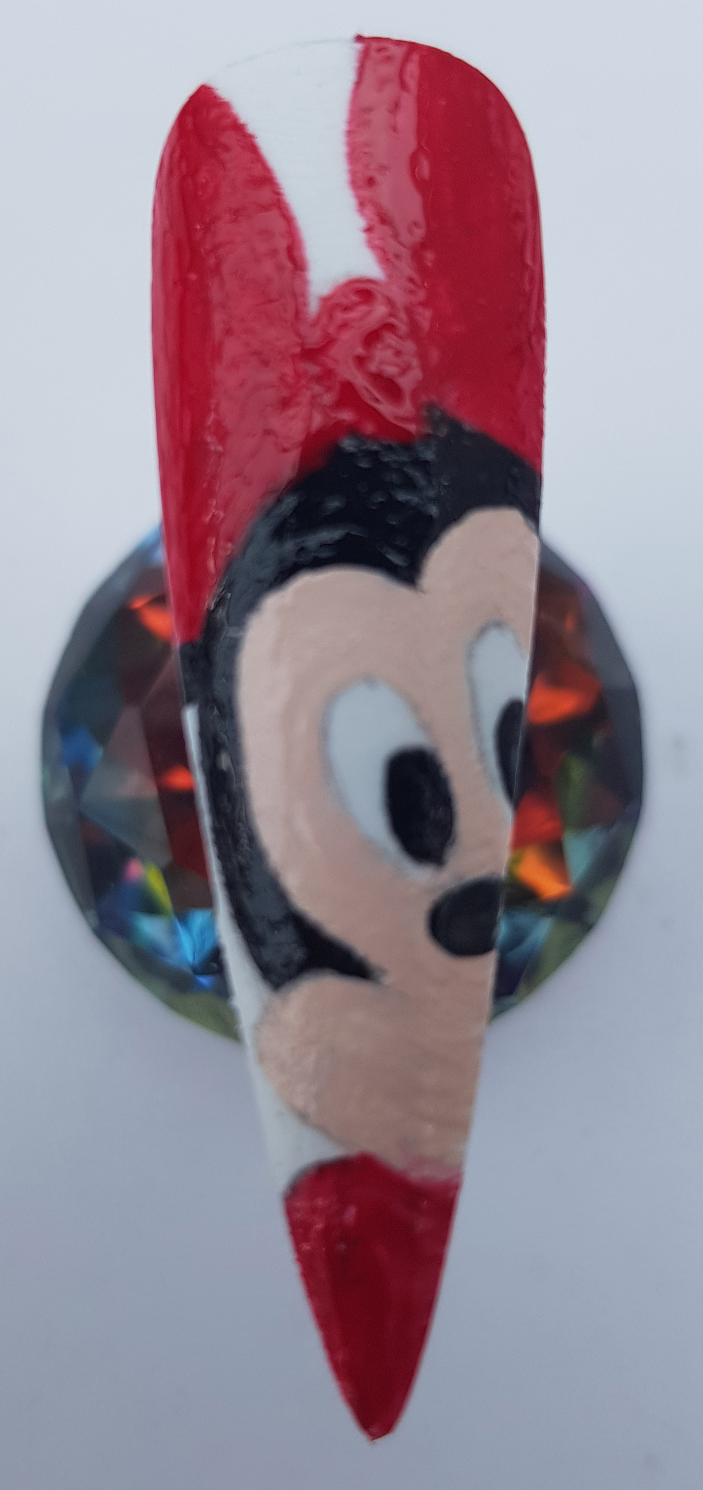 Marie-Louise Coster Minnie Mouse Nail Art