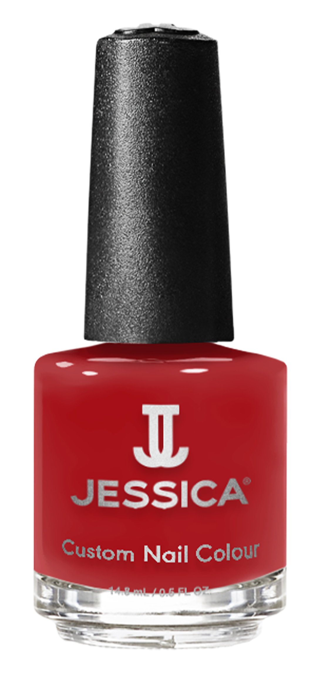 Jessica nails Lava Flow