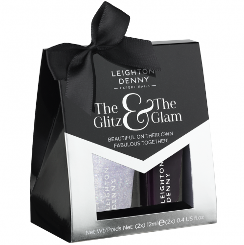 Leighton Denny Expert Nails Glitz and Glam Silver Siren & Merrymaker 