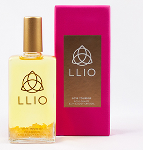 Llio's Love Yourself Rose Quartz Bath & Body Crystoil