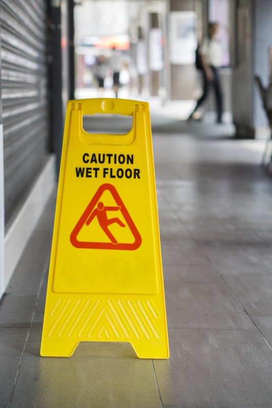 Caution Wet Floor sign