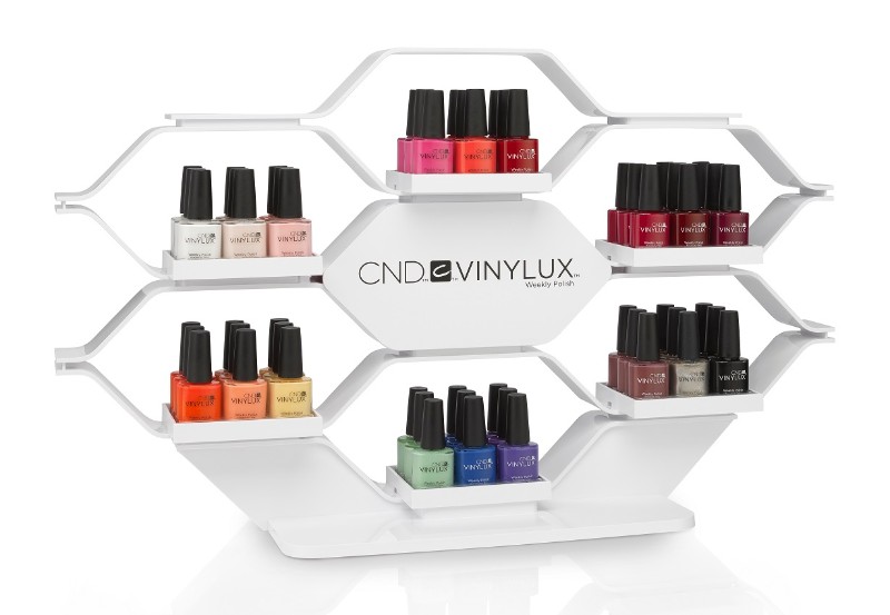 CND INTL VINYLUX COUNTER RACK