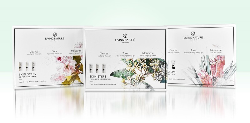 Living Nature Skin Steps box sets