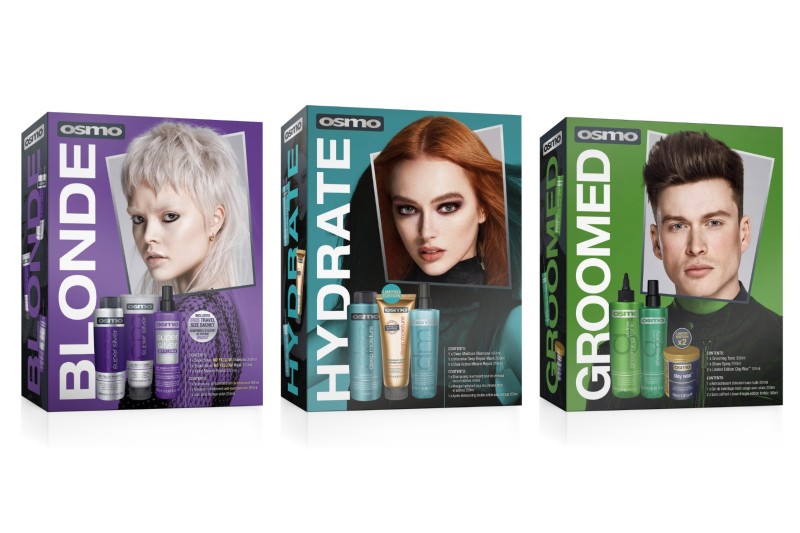 OSMO launch Christmas gift haircare sets