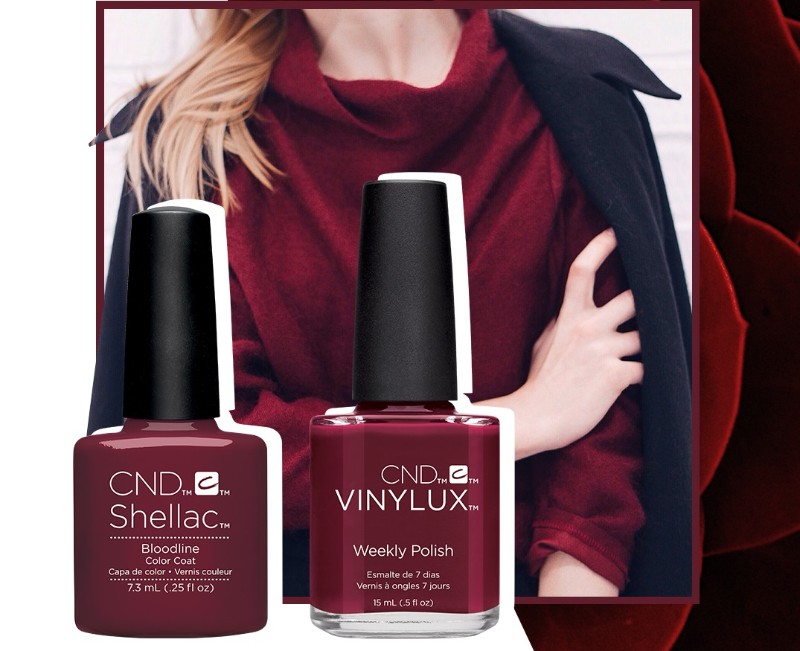 CND Shellac, CND Vinylux Bloodline
